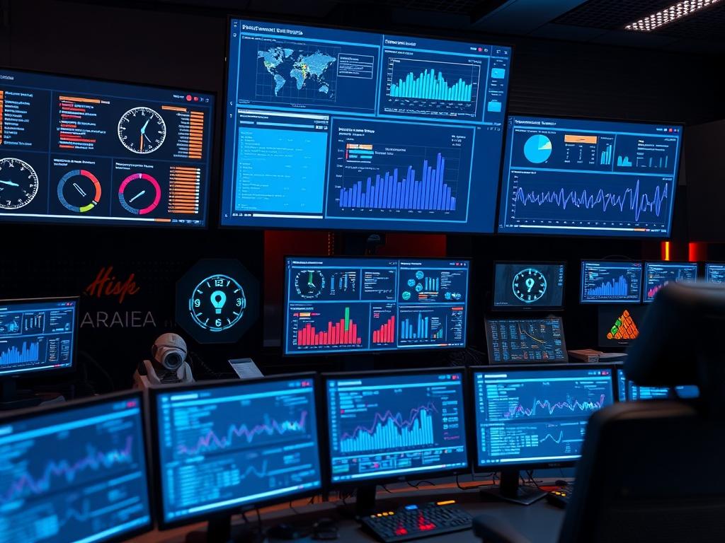 Painel com métricas avançadas